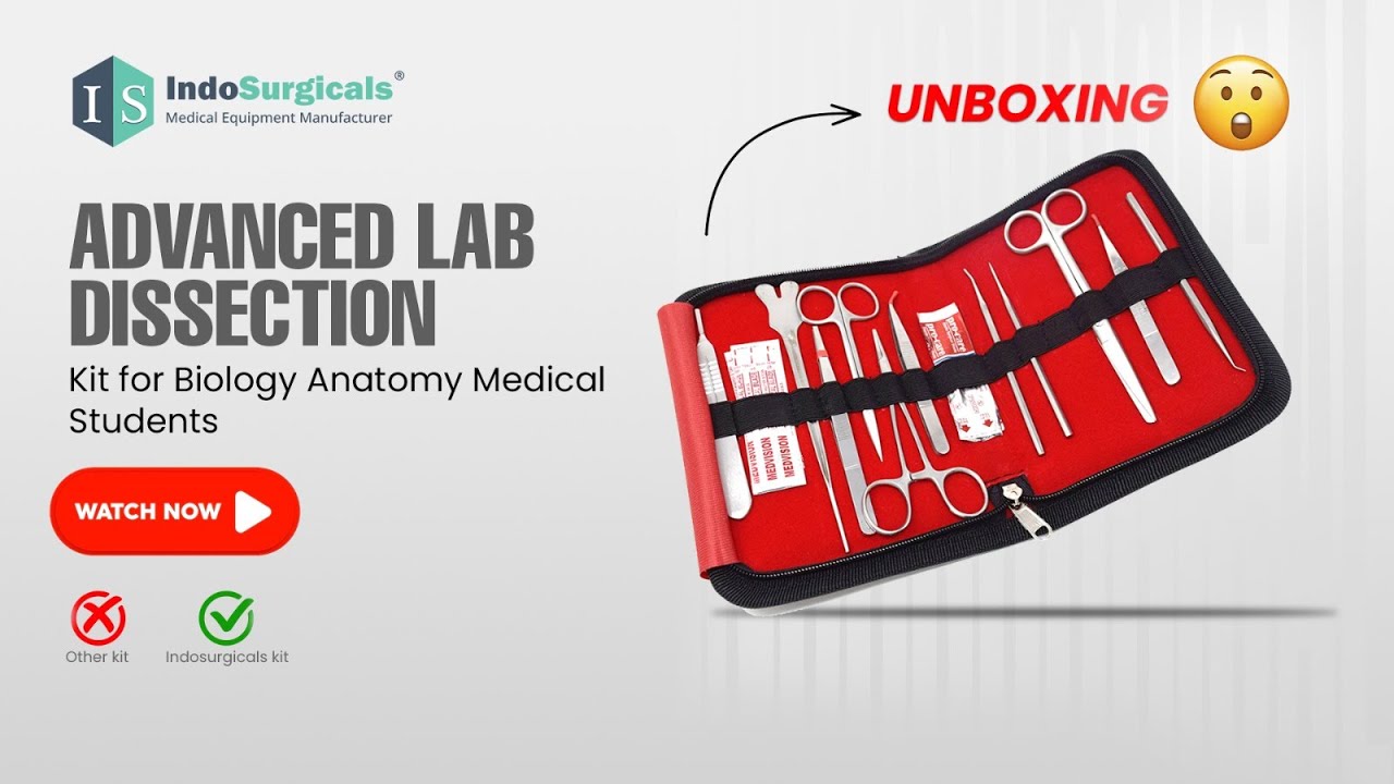 🧬 IndoSurgicals 22-Piece Lab Dissection Kit