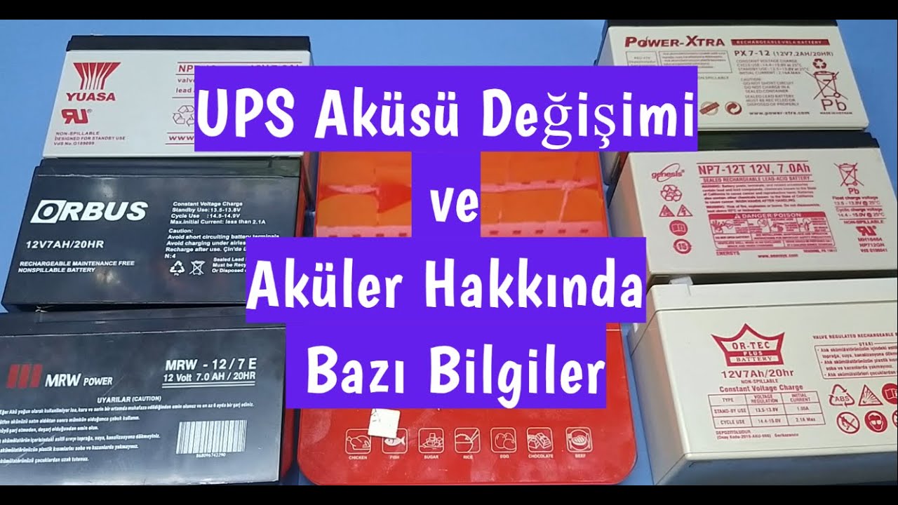 UPS Akü Değişimi ve Aküler Hakkında Bilgiler 
