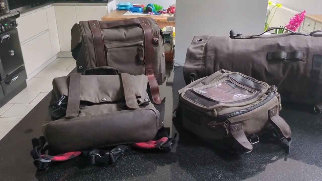 Burly Brand Voyager Luggage triumph scrambler 900