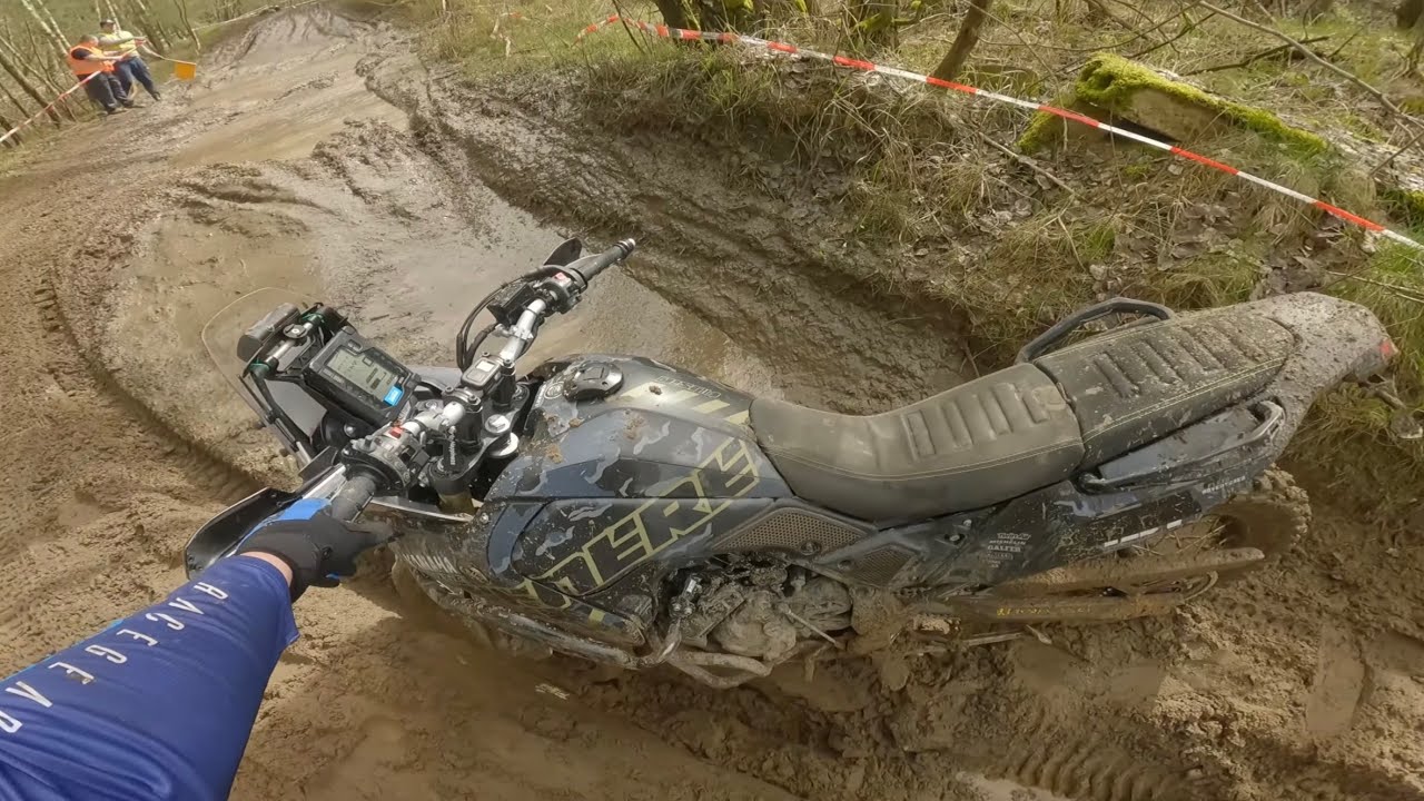 2H ENDURO Bresegard 1 Runde 30.3.24 Tenere 700 #nomusic