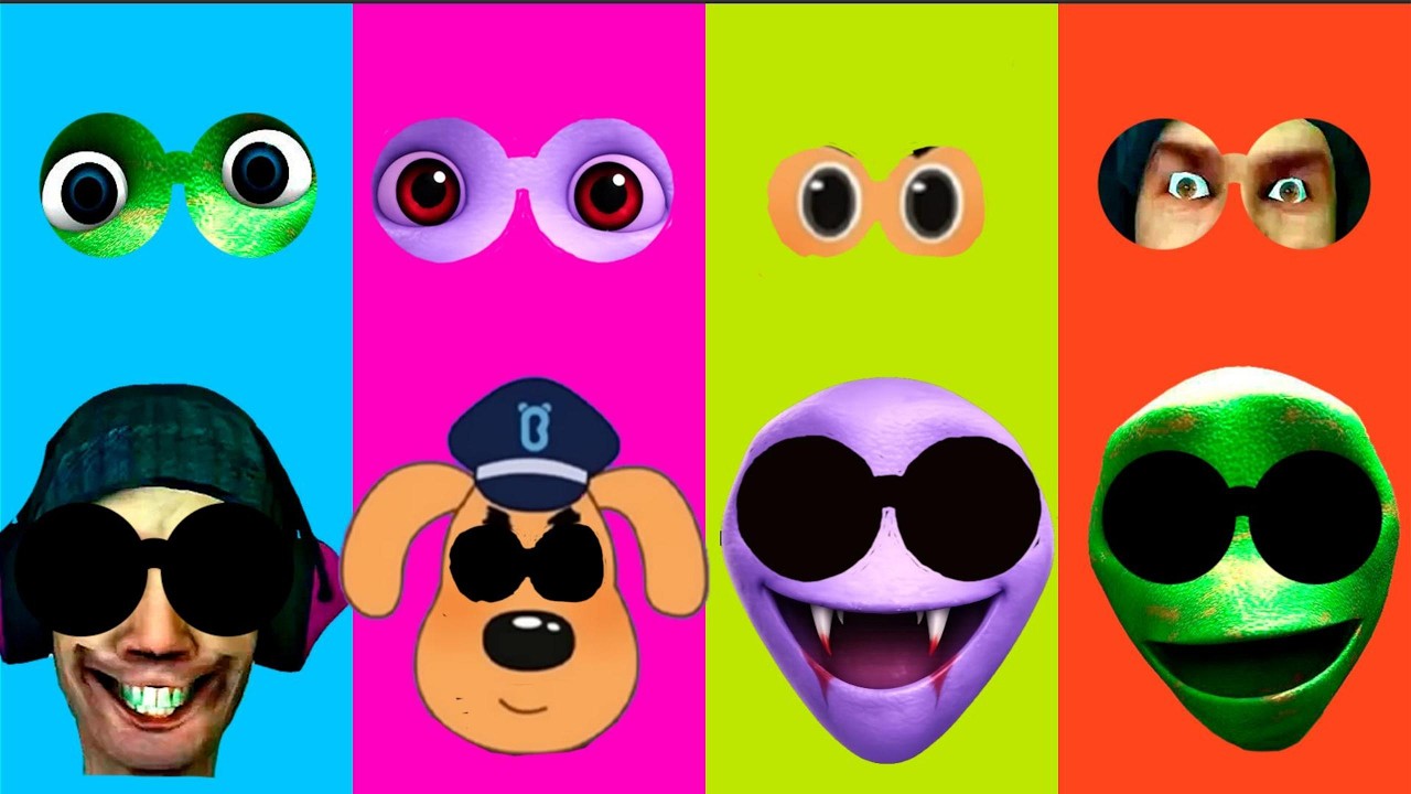 Wrong eyes👀 NEW EPISODES/ Sheriff Labrador x Rocky & BabyBoss Puzzle Wrong HeadsEYE PUZZLE WORLD