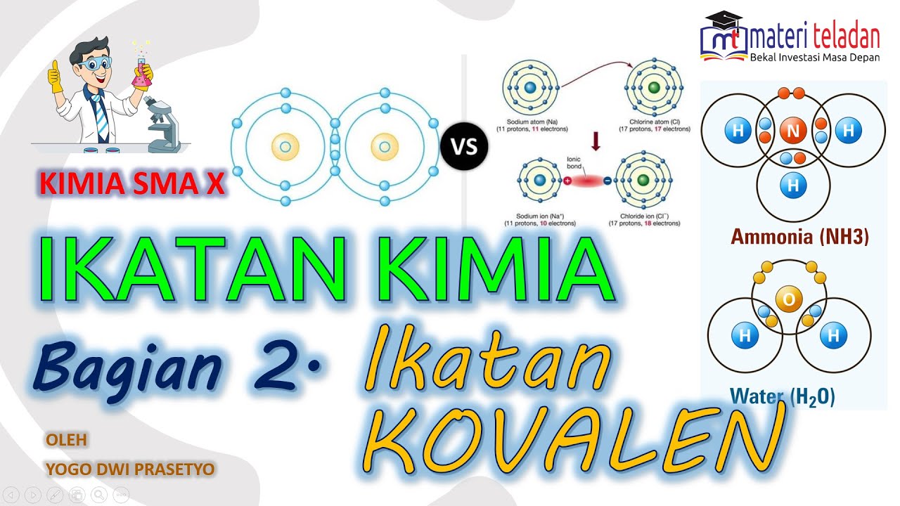 Ikatan Kovalen (Homopolar) Kimia Kelas 10