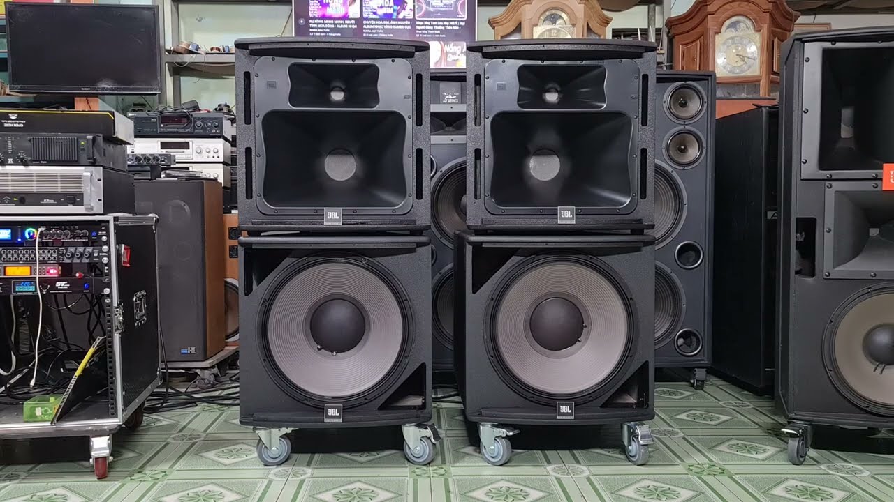 HÁT MÃI KHÔNG CHÁN VỚI CẤU HÌNH JBL 7200-64&SUB JBL ASB 6118 KHỦNG BẬC NHẤT HÃNG