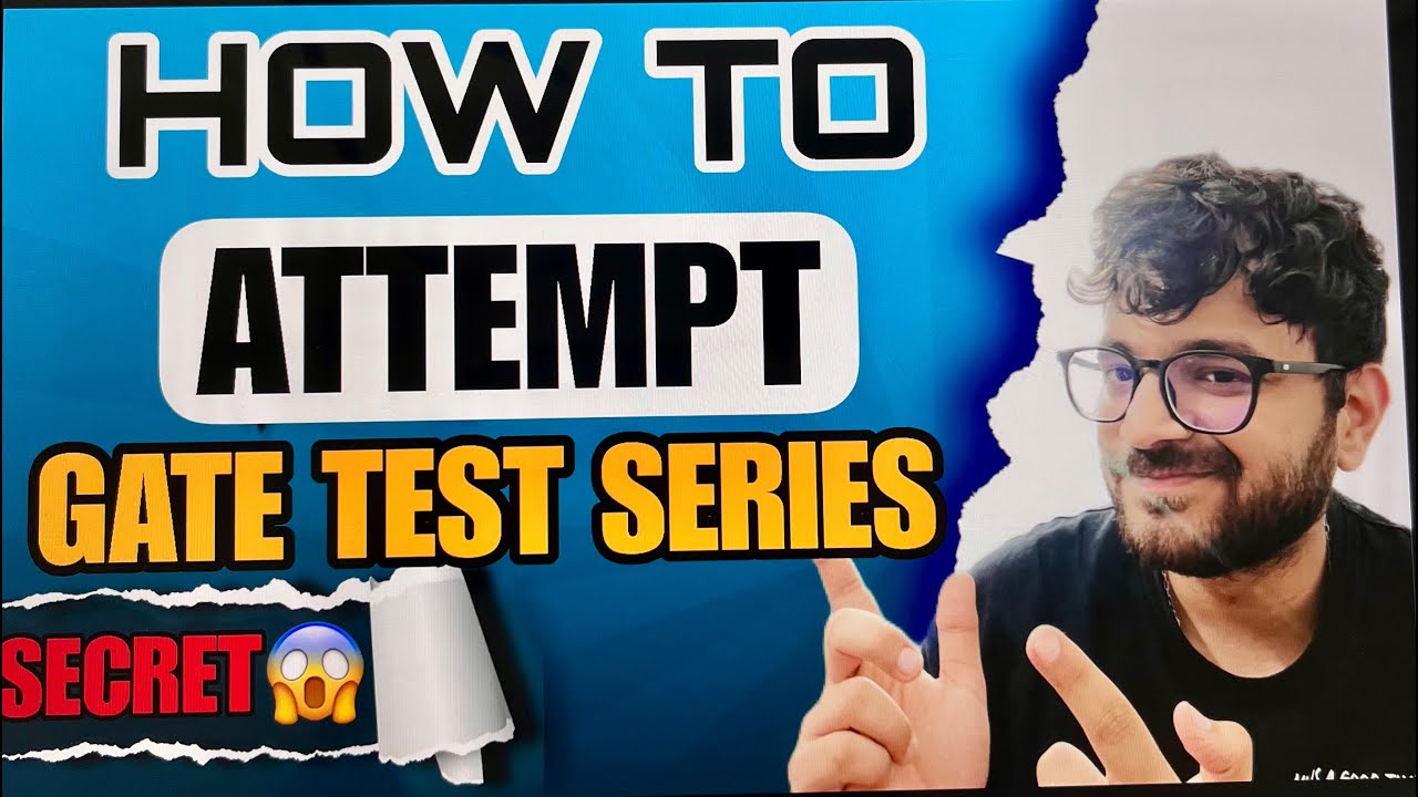 GATE 2026 Strategy: How to Attempt Test Series for 80+ Marks + FREE Mock Series 🎁
