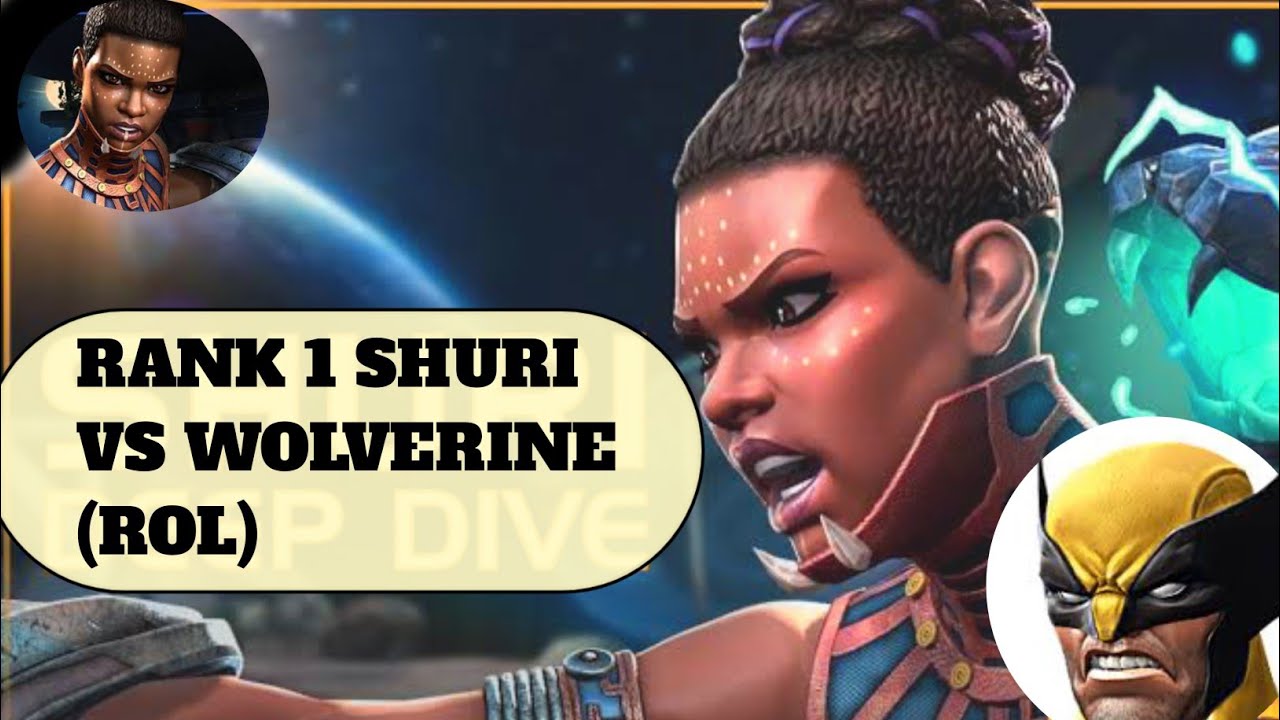 Mcoc SHURI gameplay||SHURI vs wolverine (ROL)||Rank 1 SHURI Gameplay||@sonicaistories