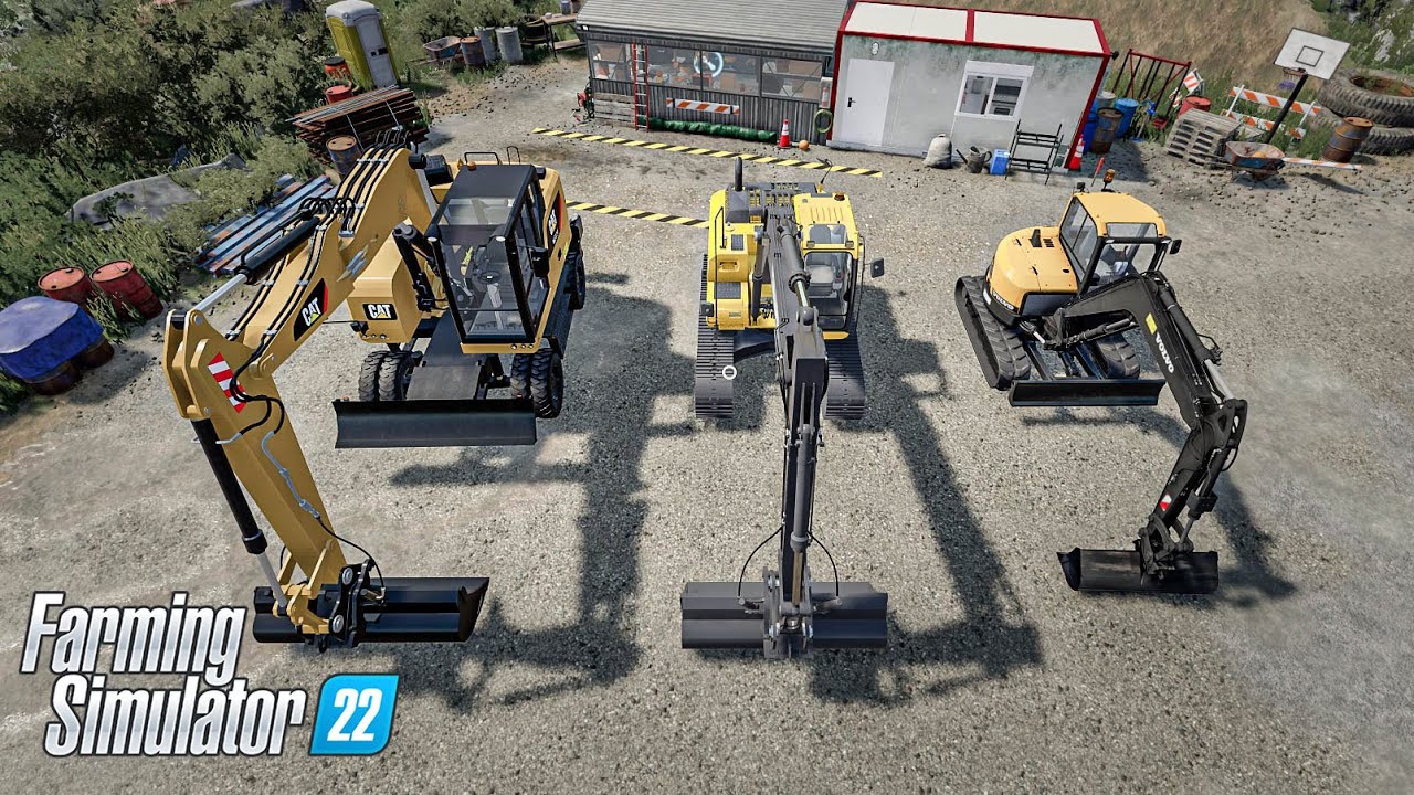[FS22] TOP 3 des meilleurs pelles [TOP 3 EXCAVATOR]