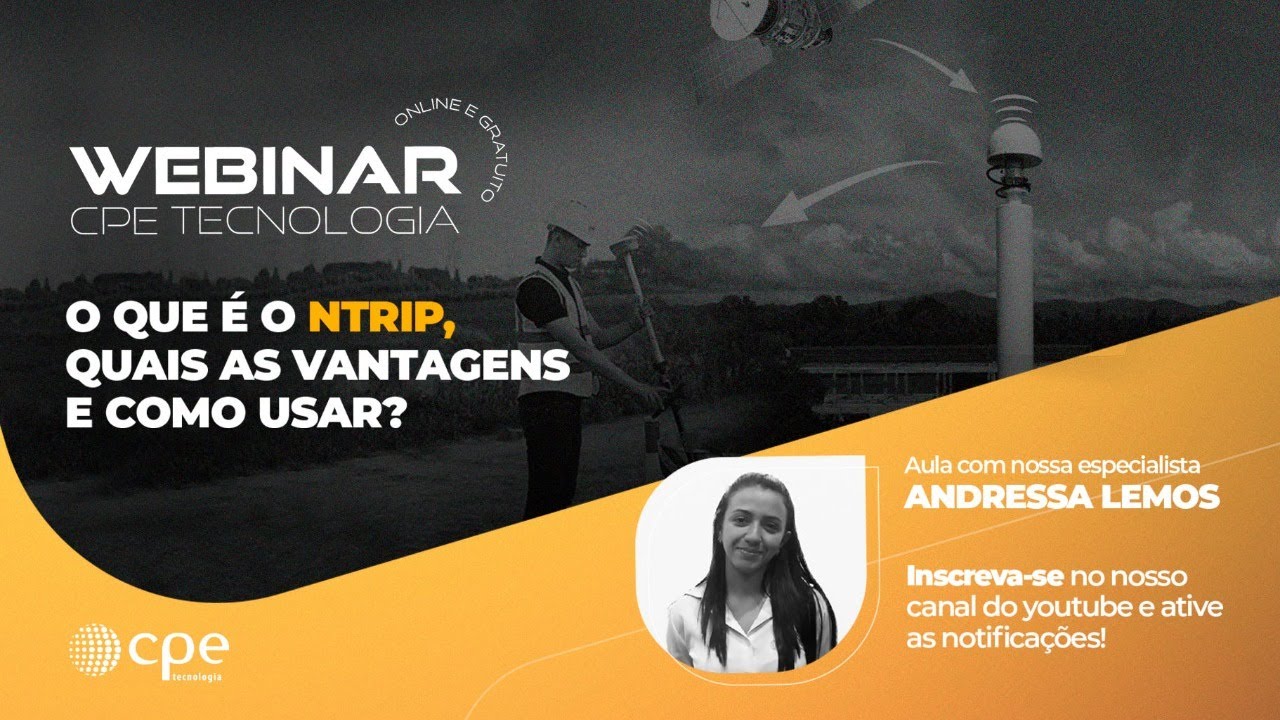 WEBINAR CPE | O que é o NTRIP, quais suas vantagens e como utilizar.