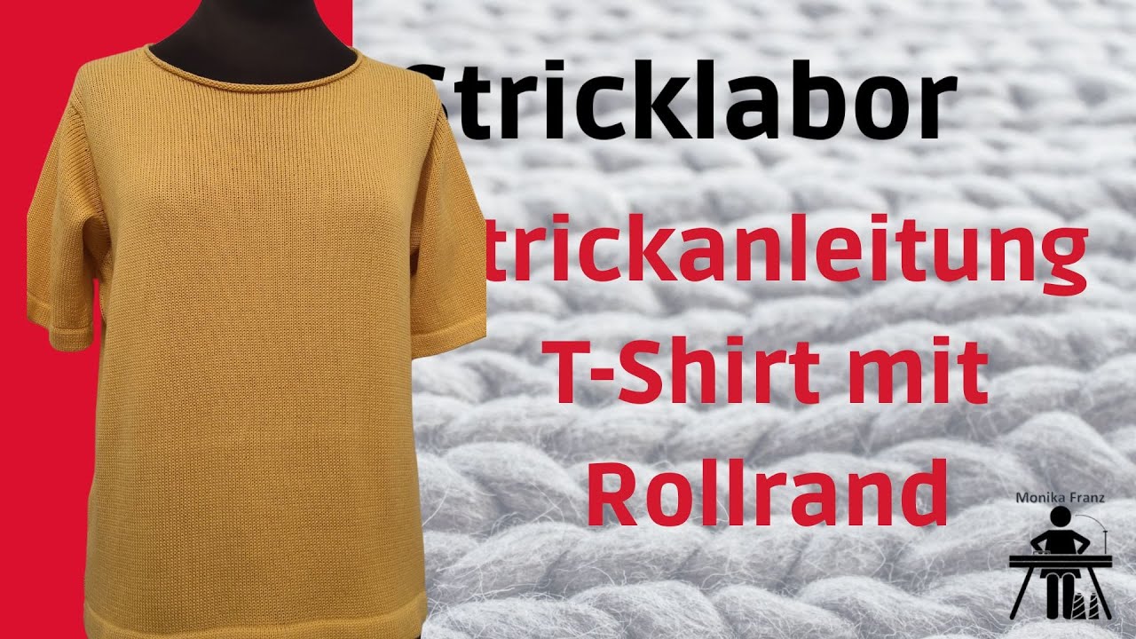 T-Shirt aus Baumwolle /Stricken auf der Strickmaschine