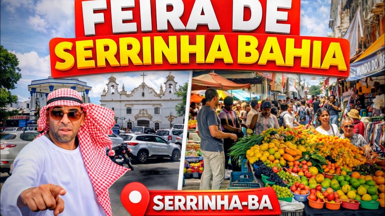 A FEIRA LIVRE DE SERRINHA BAHIA, COMO VOCÊ NUNCA VIU.