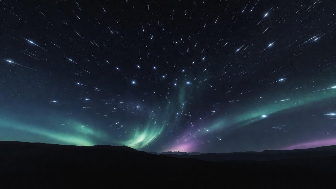 Starry Night ASMR for Deep Sleep 🌌 1 Hour Milky Way & Gentle Twinkles Black Screen