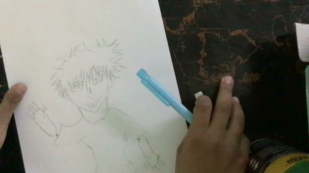 MY FIRST ART VIDEO EVER#DRAWING MY IWN CHARACTER