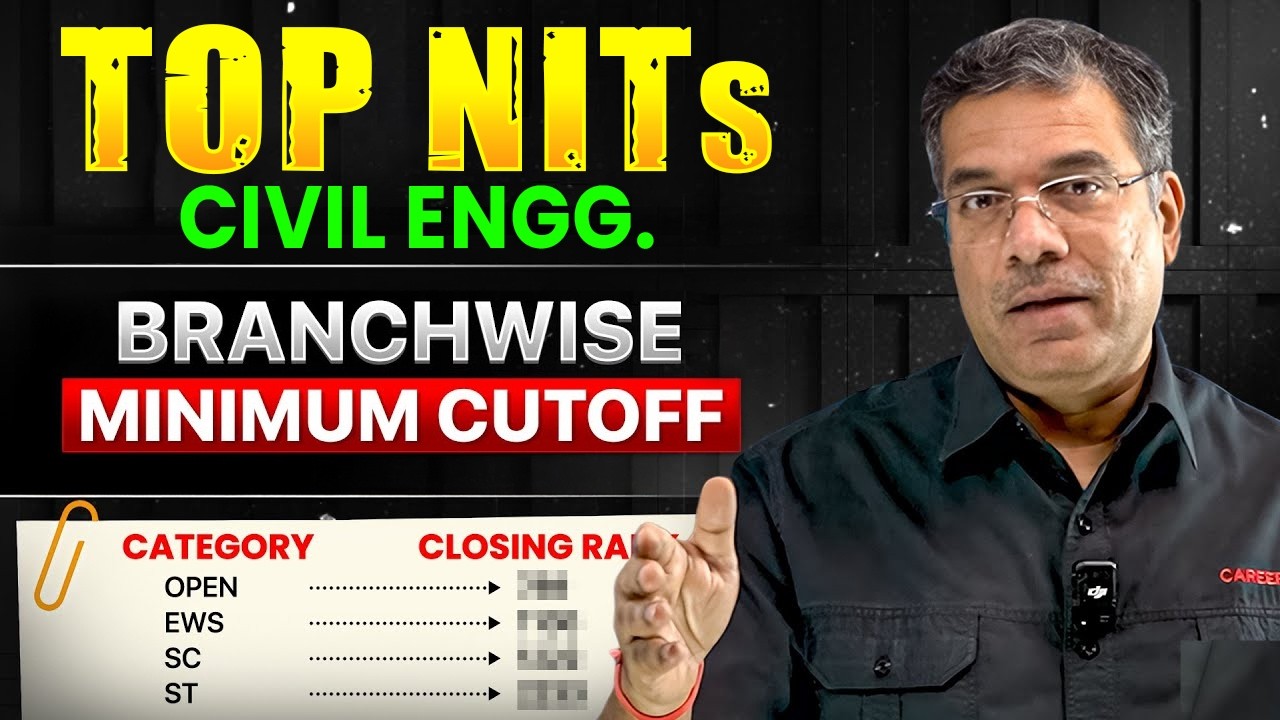 NITs B.Tech Civil Engineering Branch Wise Cutoff 🔥 Highest Closing Rank   JEE Main 2026 #jee2026