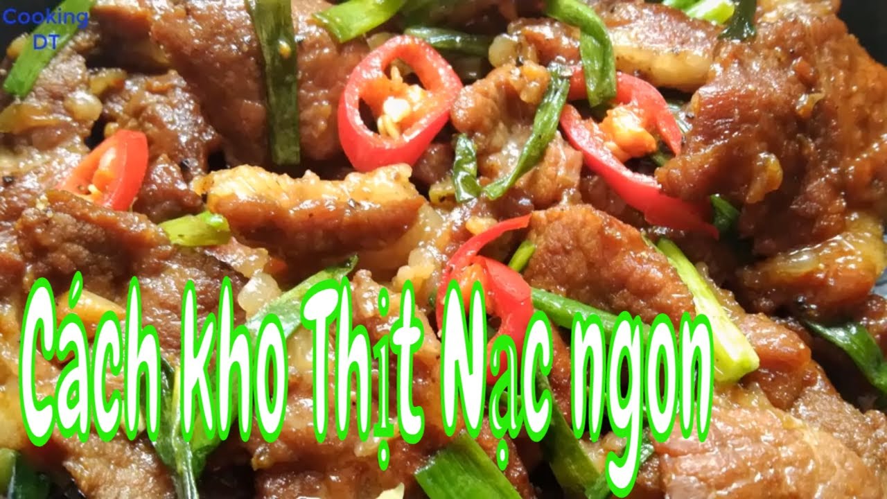 Cách làm món THỊT NẠC DĂM KHO TIÊU mềm thơm đậm đà #Thịtkhotiêu #Thịtnạckho