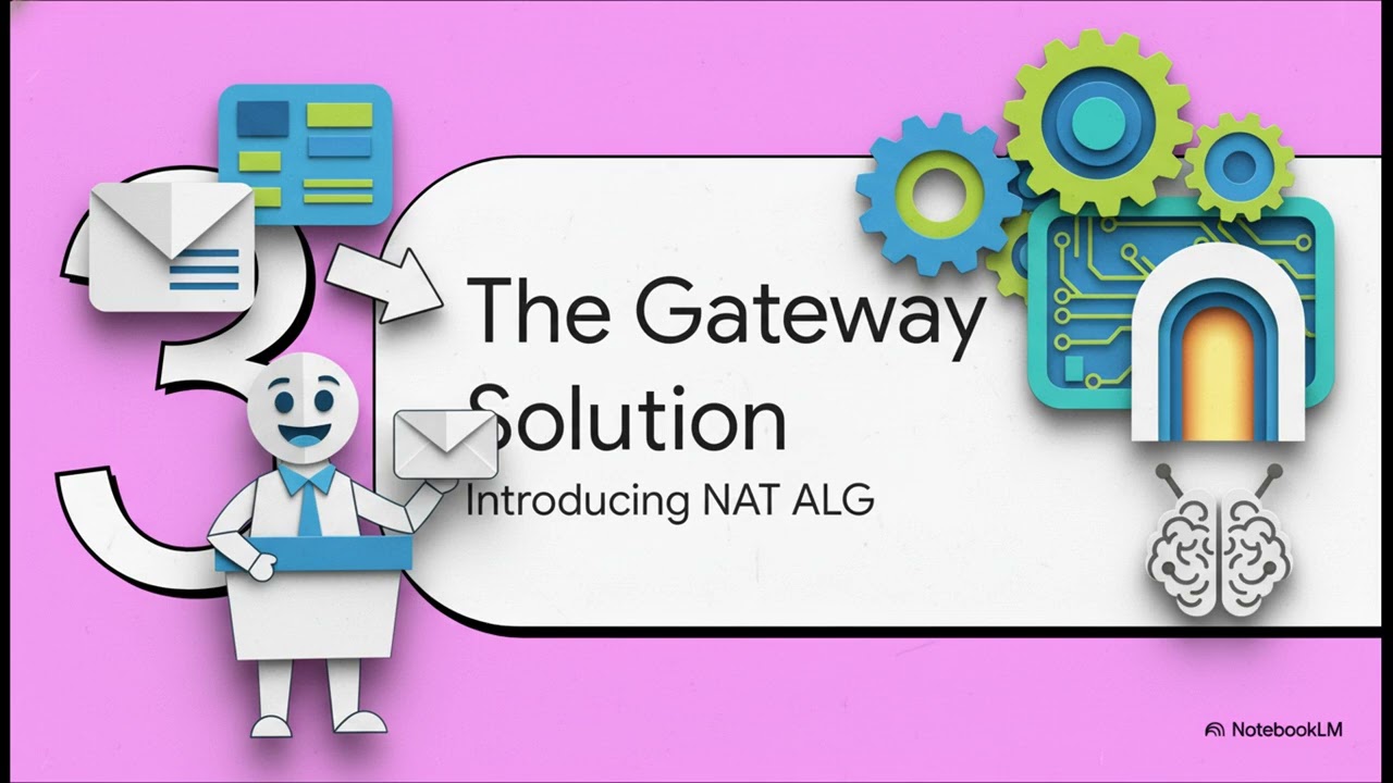 NAT ALG - enables apps to work through NAT