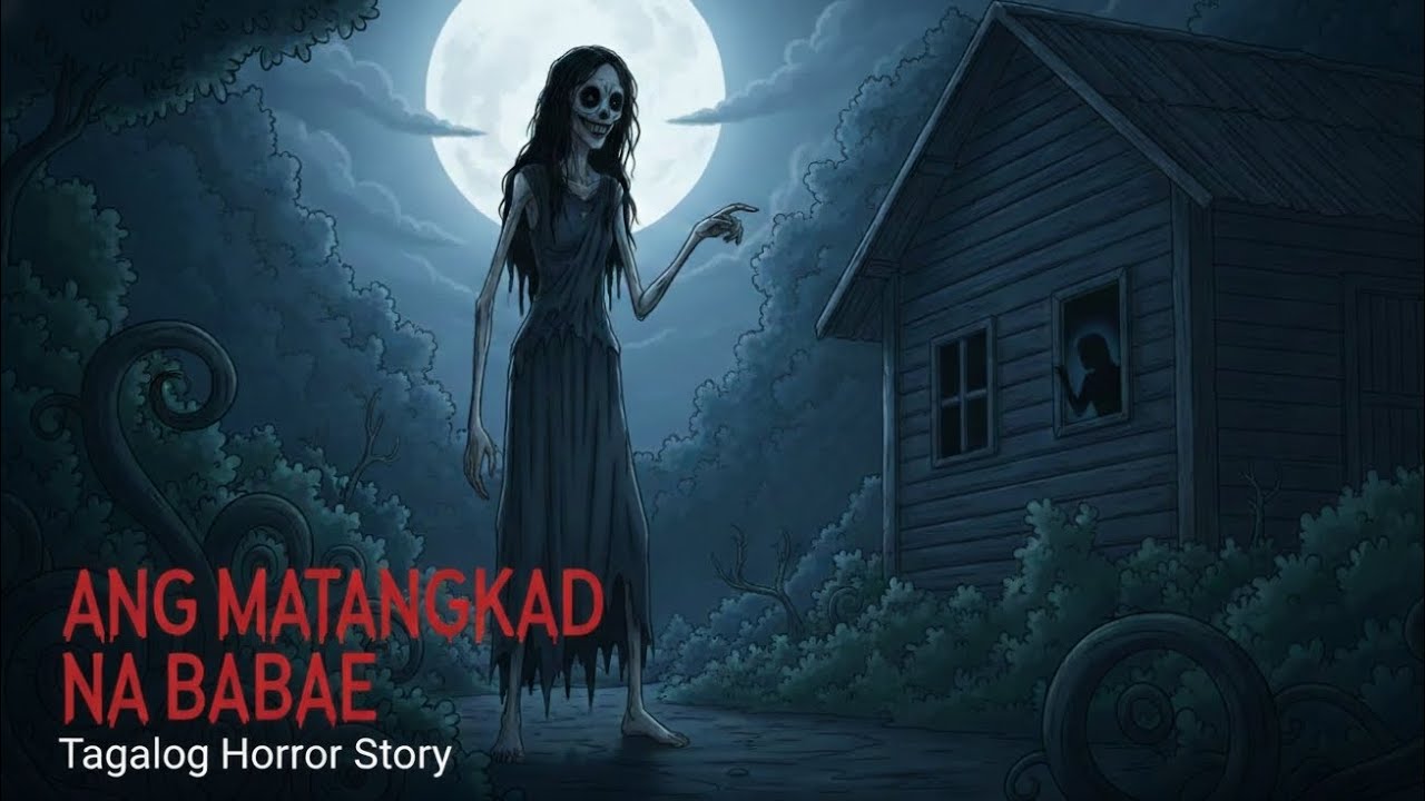 ANG MATANGKAD NA BABAE SA LABAS NG BAHAY | TAGALOG HORROR STORY 