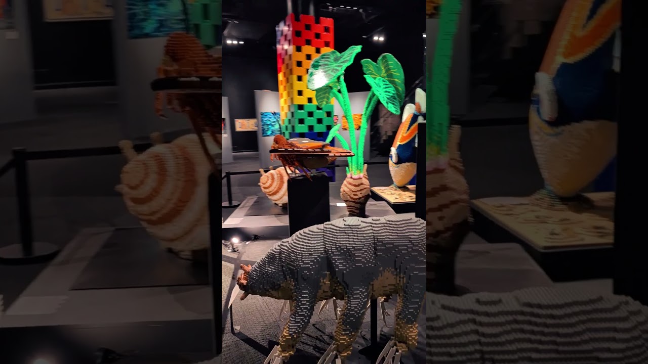 Выставка Lego в гавайском стиле в музее Бишоп #lego #гавайи #таро #птица