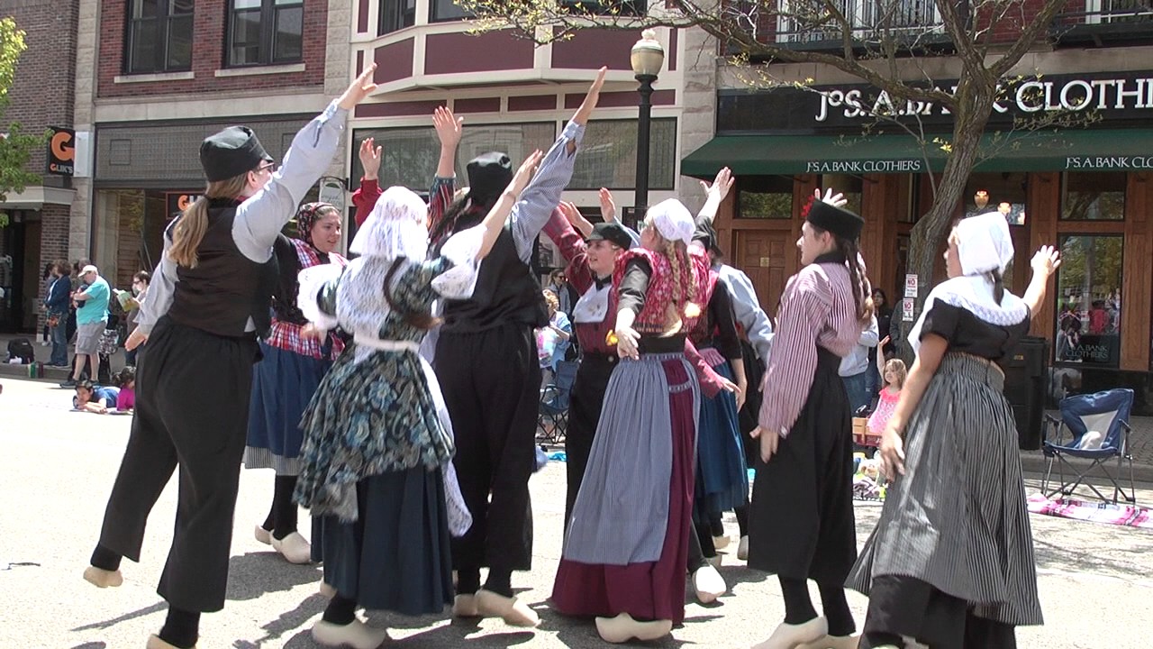 Dutch Dancing at Tulip Time 2017 in Holland, Michigan
