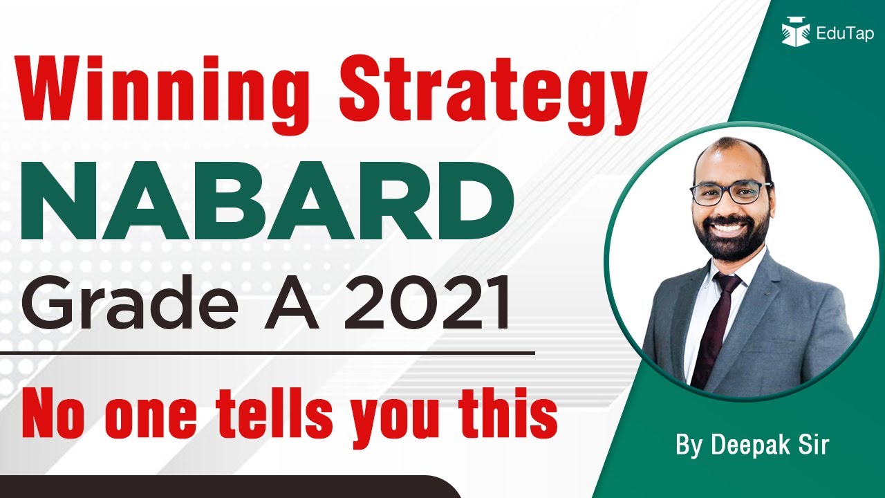 Foolproof Strategy To Crack NABARD Grade A 2021 Examination | NABARD Grade A Recruitment 2021
