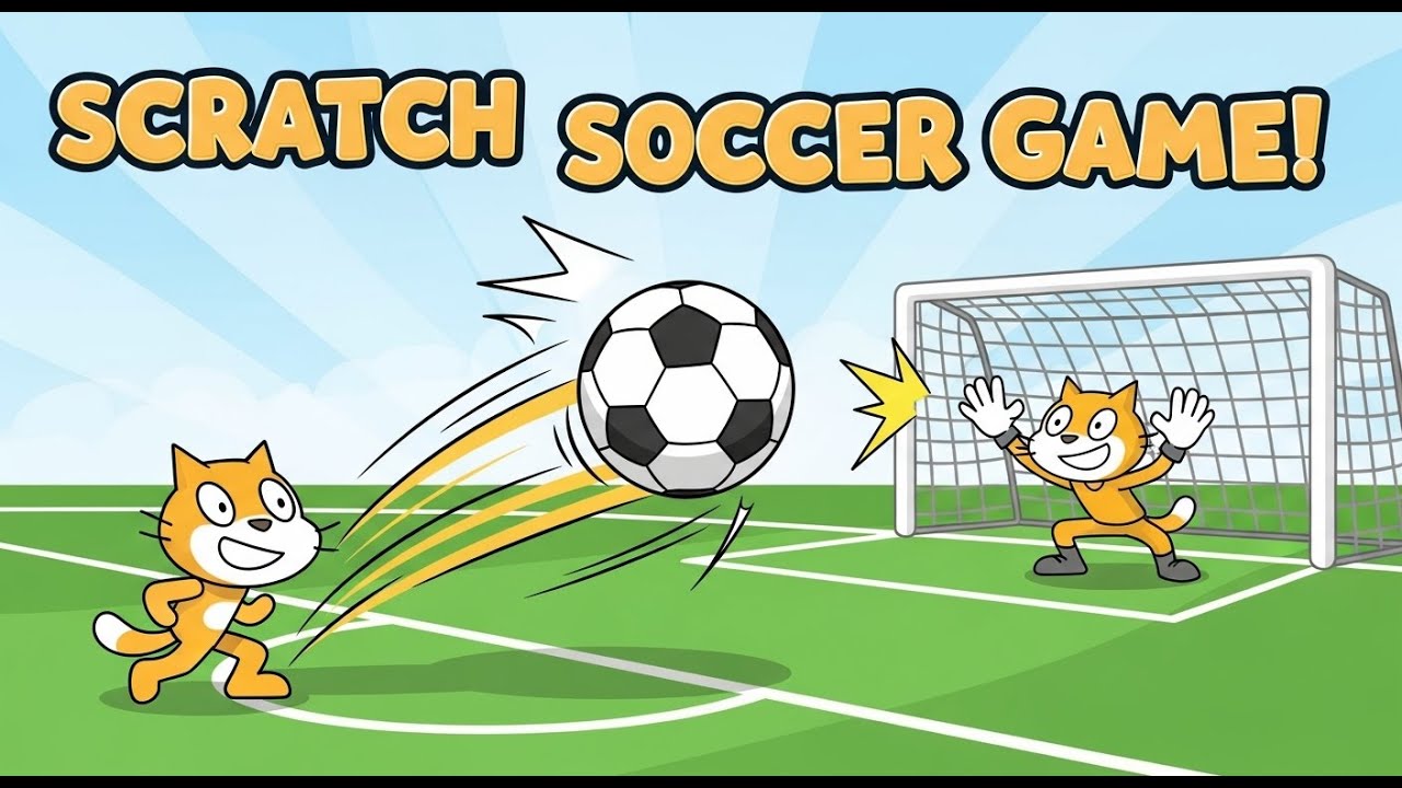 Футбольная игра на Scratch ⚽ | Забавный проект по программированию для начинающих #scratch #scrat...