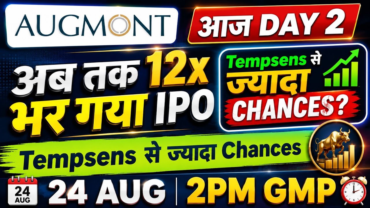 Augmont ipo gmp today✅augmont ipo day2 subscription status🤑augmont ipo apply or avoid? augmont ipo💥