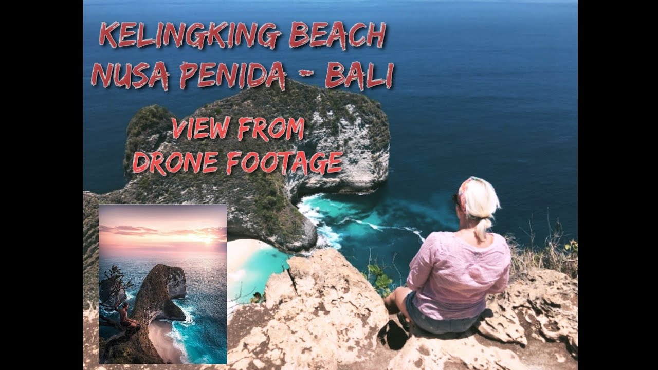 Kelingking Beach - Nusa Penida - Bali- Indonesia | Cinematic video vlog | Drone Footage | 4K Videos