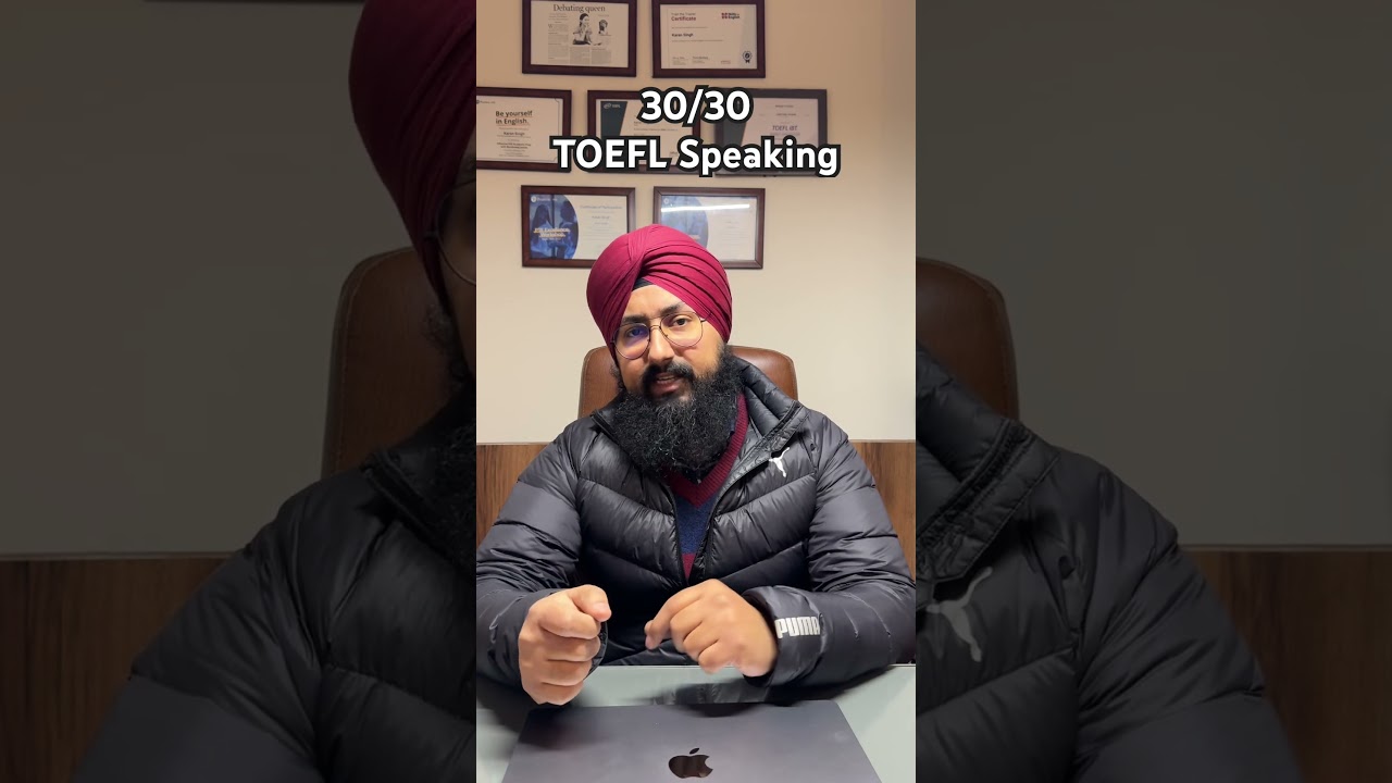 Scoring 30/30 on TOEFL Speaking | TOEFL Coaching | Language Training #toefl #toeflspeaking #english