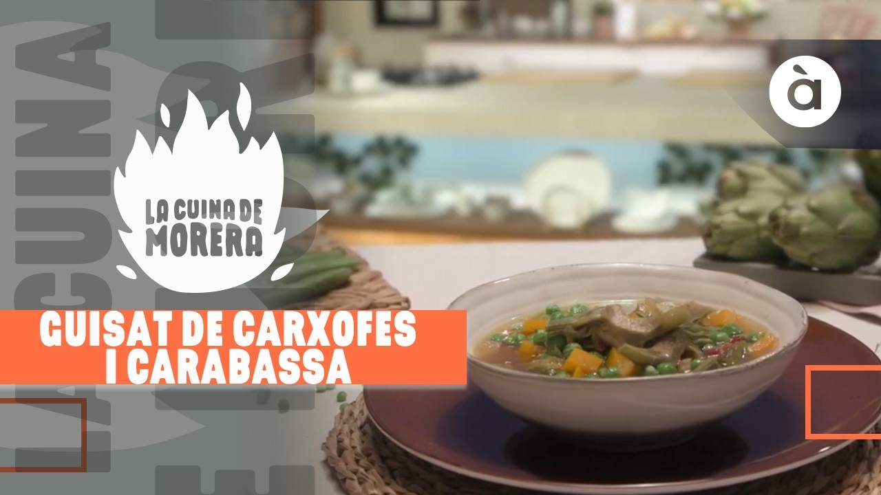 🍳 La cuina de Morera | Guisat de carxofes i carabassa
