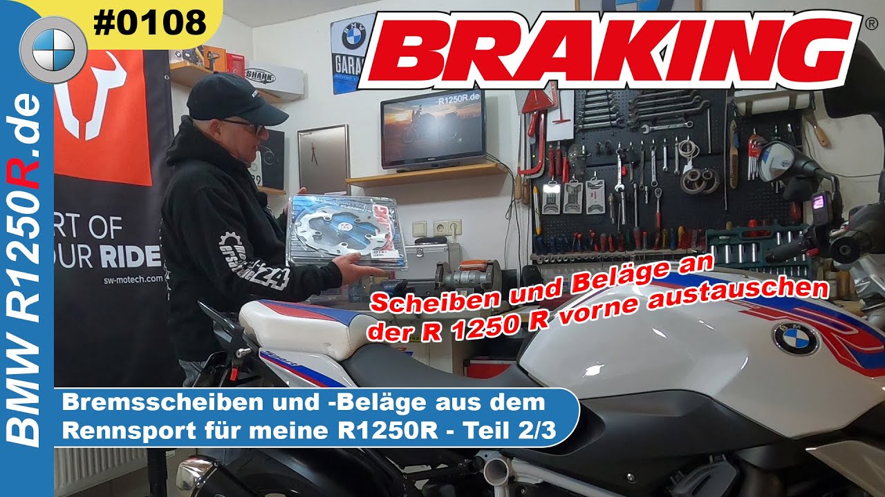Meine BMW R 1250 R bekommt Bremsen aus dem Rennsport | Montage vorne - Teil 2/3 | #motovlog  108