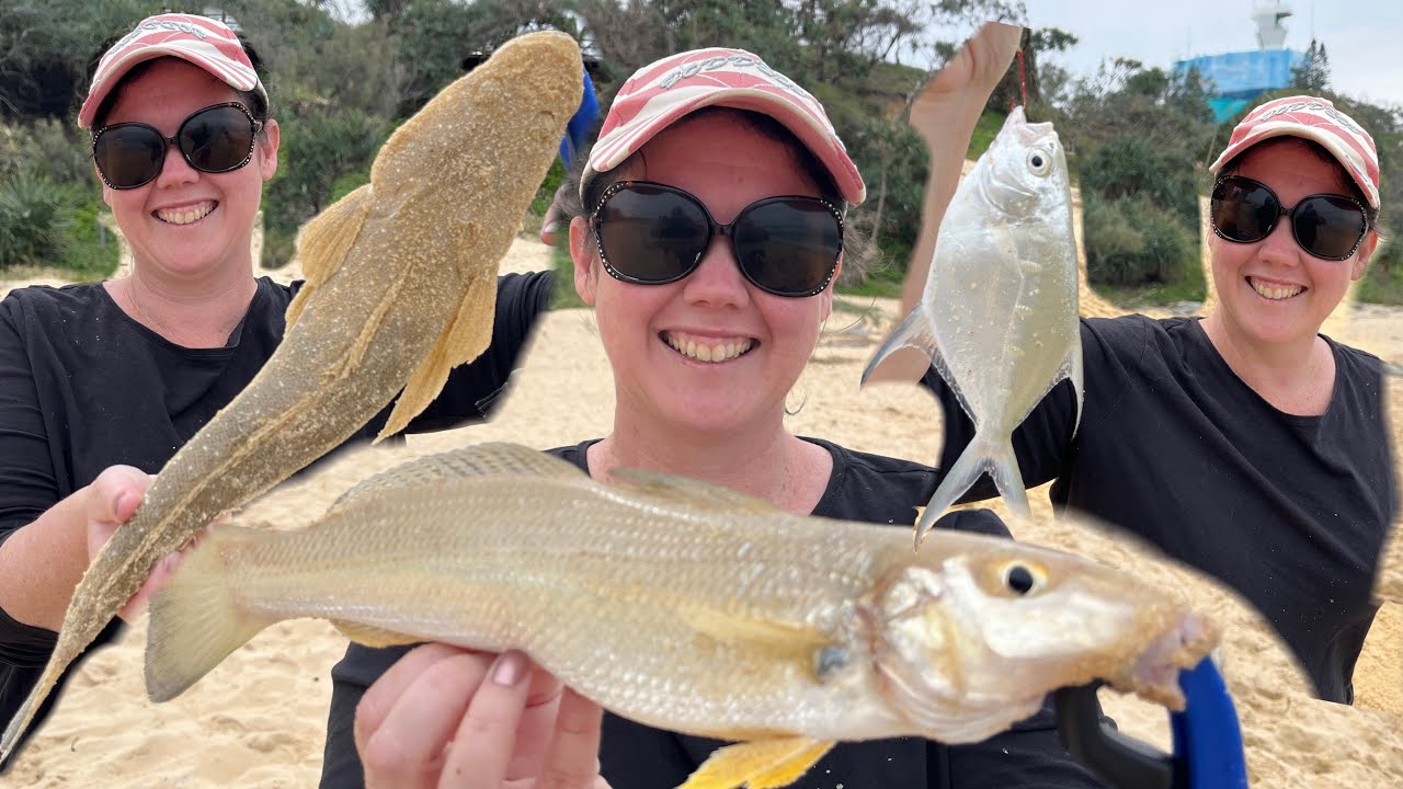 Beach Fishing Trifecta on the Queensland Sunshine Coast