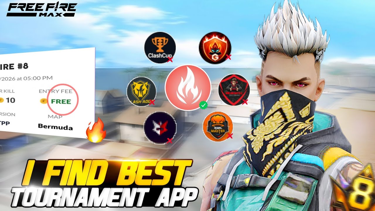 🏴‍☠️ I FIND BEST TOURNAMENT APP 🤯 | SOLO TOURNAMENT GAMEPLAY FREE FIRE🔥 | TOURNAMENT APP FREE FIRE☠️