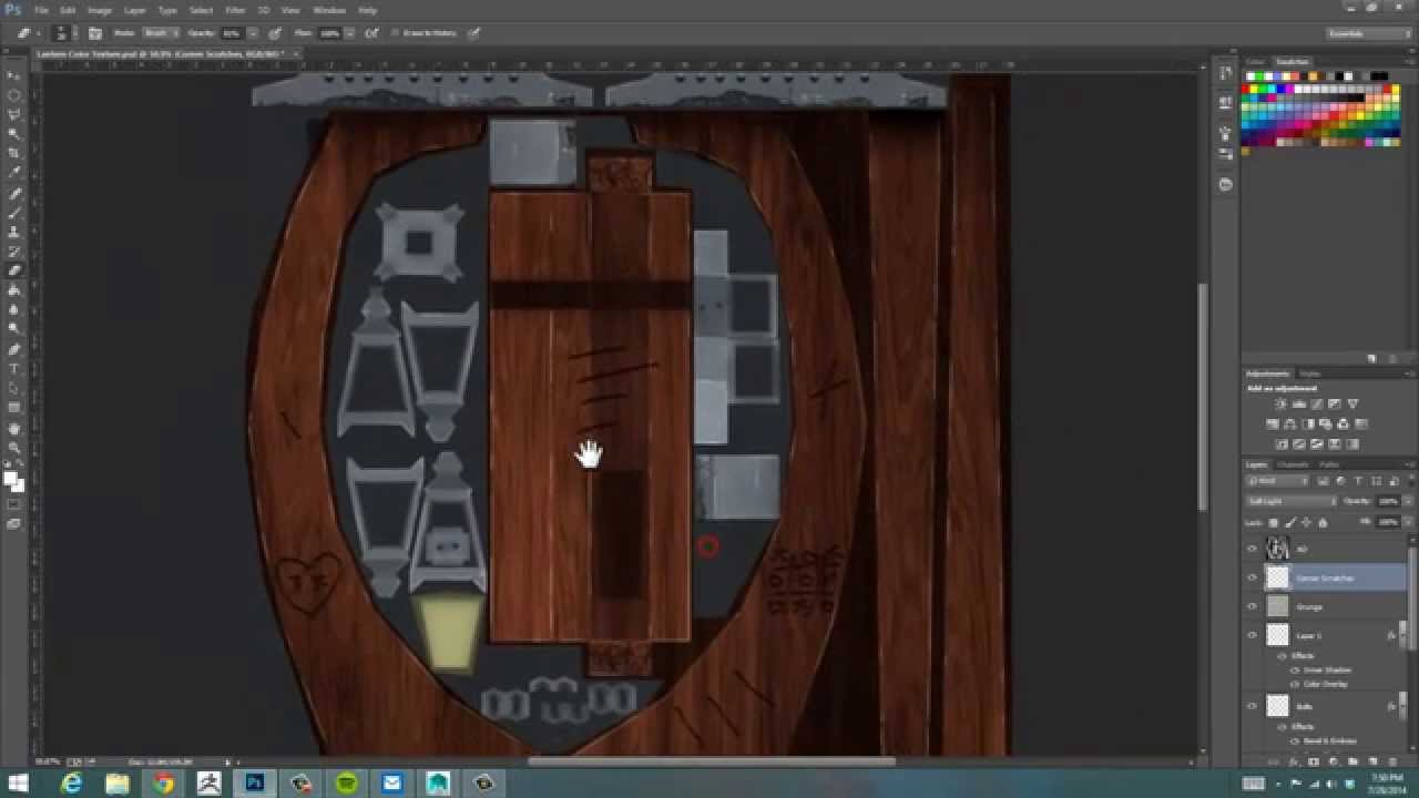 Texturing in Maya and Photoshop