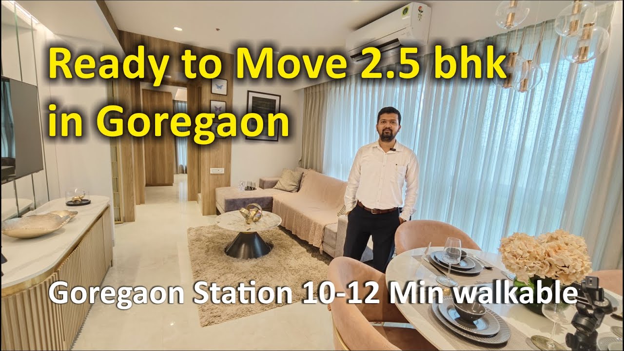 2.5 bhk #flat in #Goregaon I Station 10 min walkable I Ready to move #2bhk flat I #OC received flat