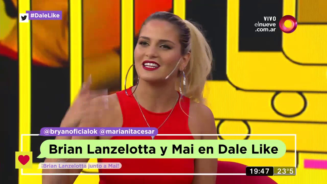 ¡Brian Lanzelotta y Mai estuvieron en Dale Like!