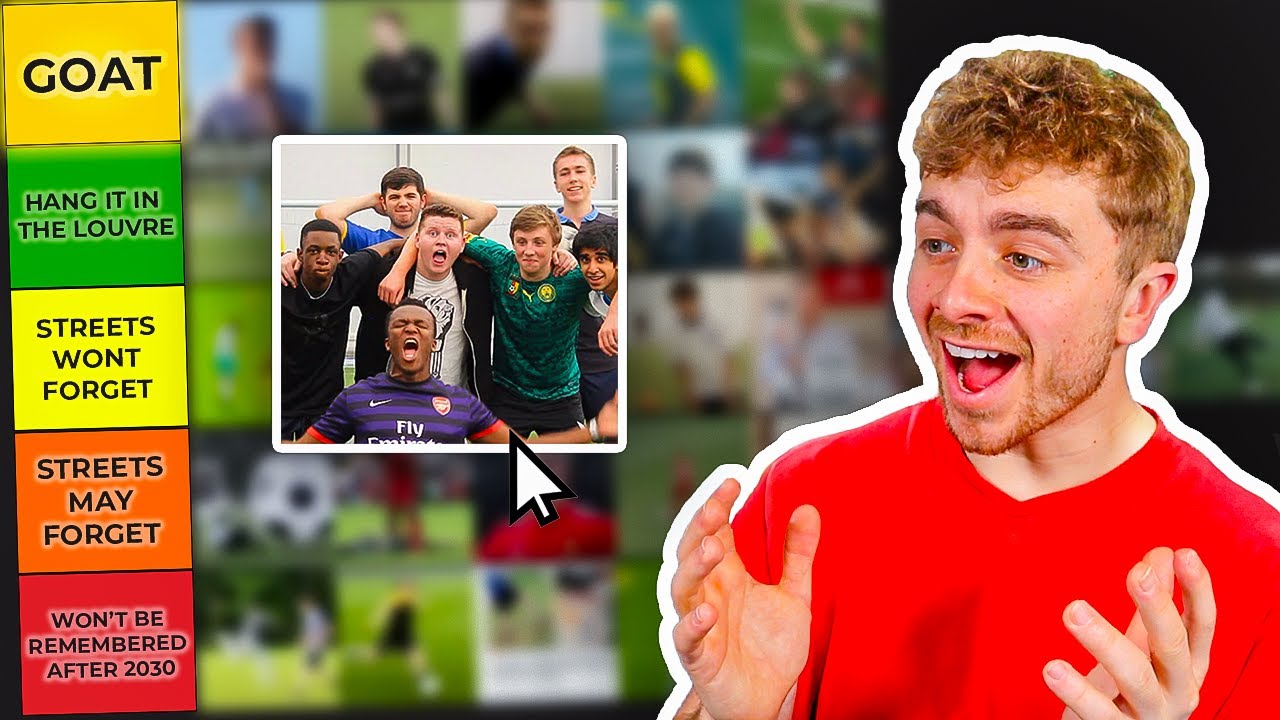 Ranking the Best YouTube Football Moments Ever (TIER LIST)