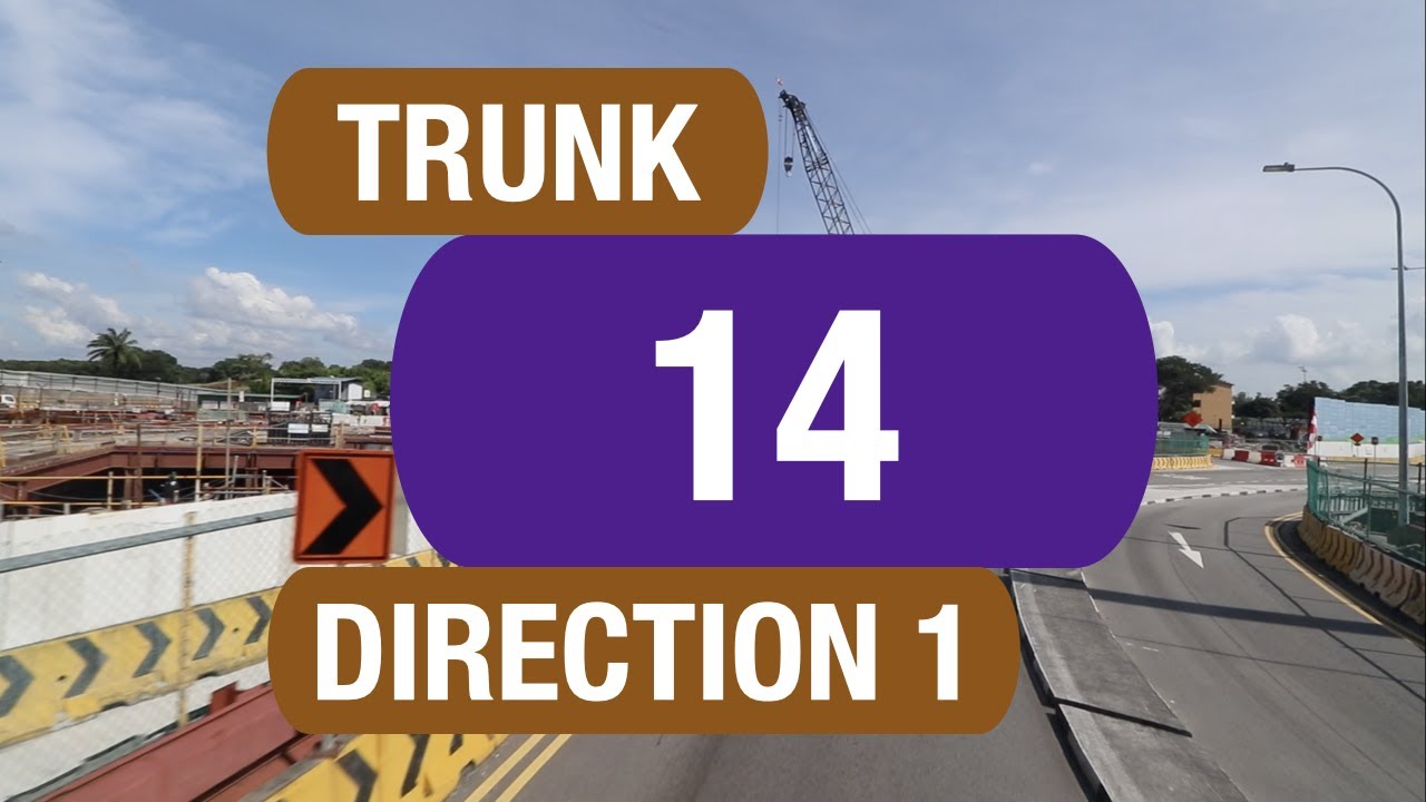 SBS Transit Trunk 14 (Direction 1) | Bus Service Route Visual