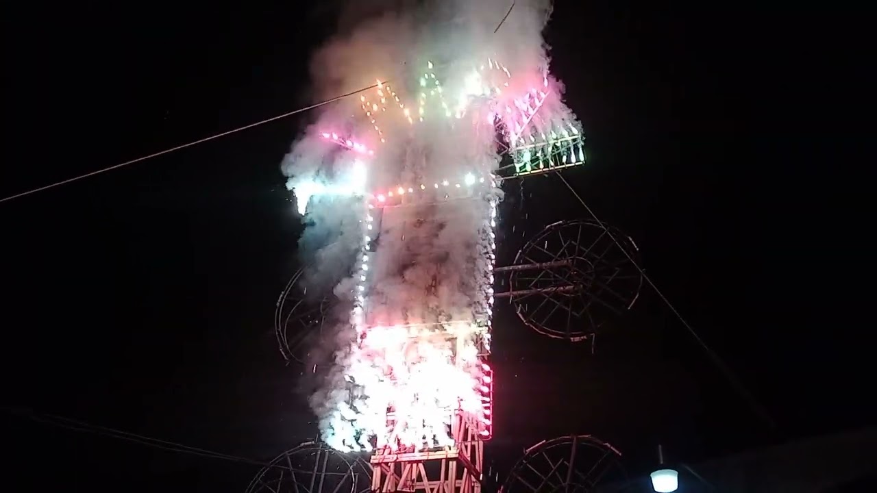 Quema de castillo Feria de Zimapán 2024