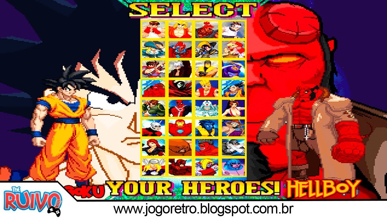Marvel vs. Capcom Remake + Convidados MUGEN