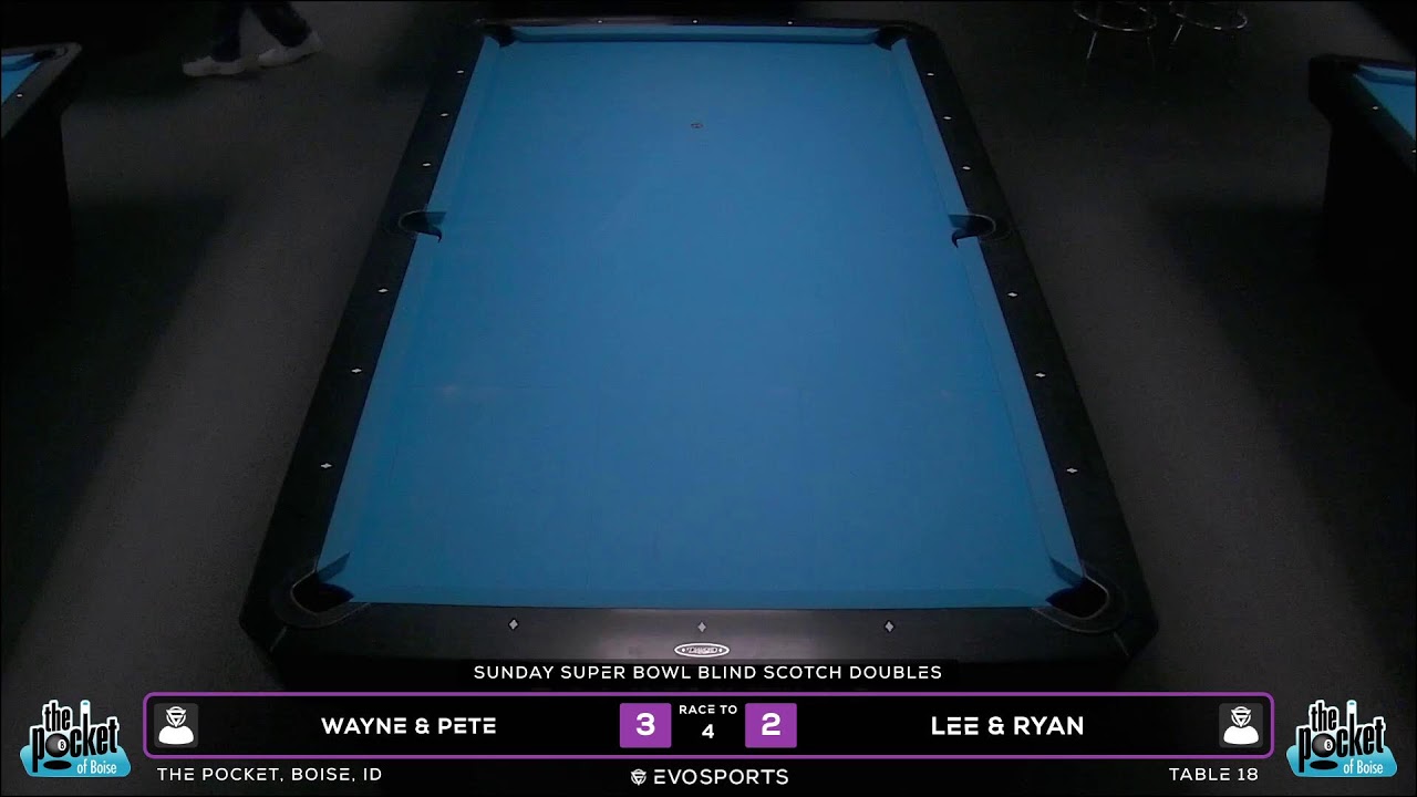 WAYNE & PETE vs LEE & RYAN - THE POCKET - TABLE 18 | EvoSports