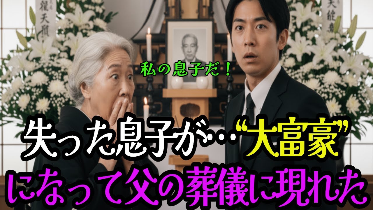 50年前に消えた息子が…“大富豪”になって現れた。｜老後の物語｜感動ストーリー｜物語ラジオ｜オーディオブック｜