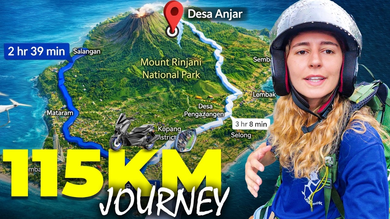 Crossing Lombok in 1 Day: 115 km by Scooter
