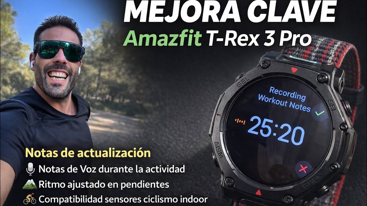 Mejora clave en el Amazfit T-Rex 3 Pro | Nueva actualización
