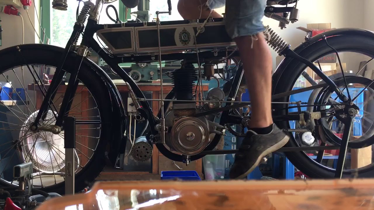 NSU 1912 2 1/2 hp first start