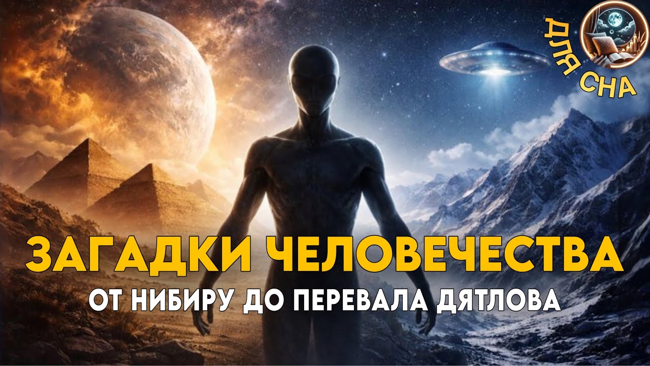 ЛЕКЦИЯ ДЛЯ СНА🌙  Загадки человечества, на которые до сих пор нет ответа. Перевал Дятлова, Нибиру