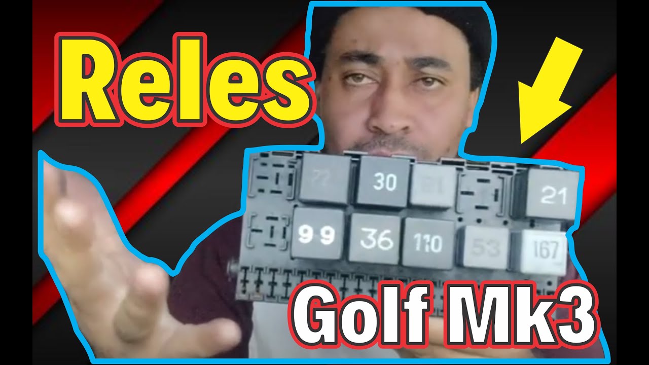 FUNÇÃO DE TODOS OS RELES DO GOLF MK3 93 A 98 GTI GL GLX VR6 🤯 GOLF 3 RELAY FUNCTIONS