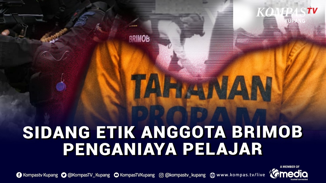 Anggota Brimob Penganiaya Pelajar hingga Tewas di Tual Jalani Sidang Etik