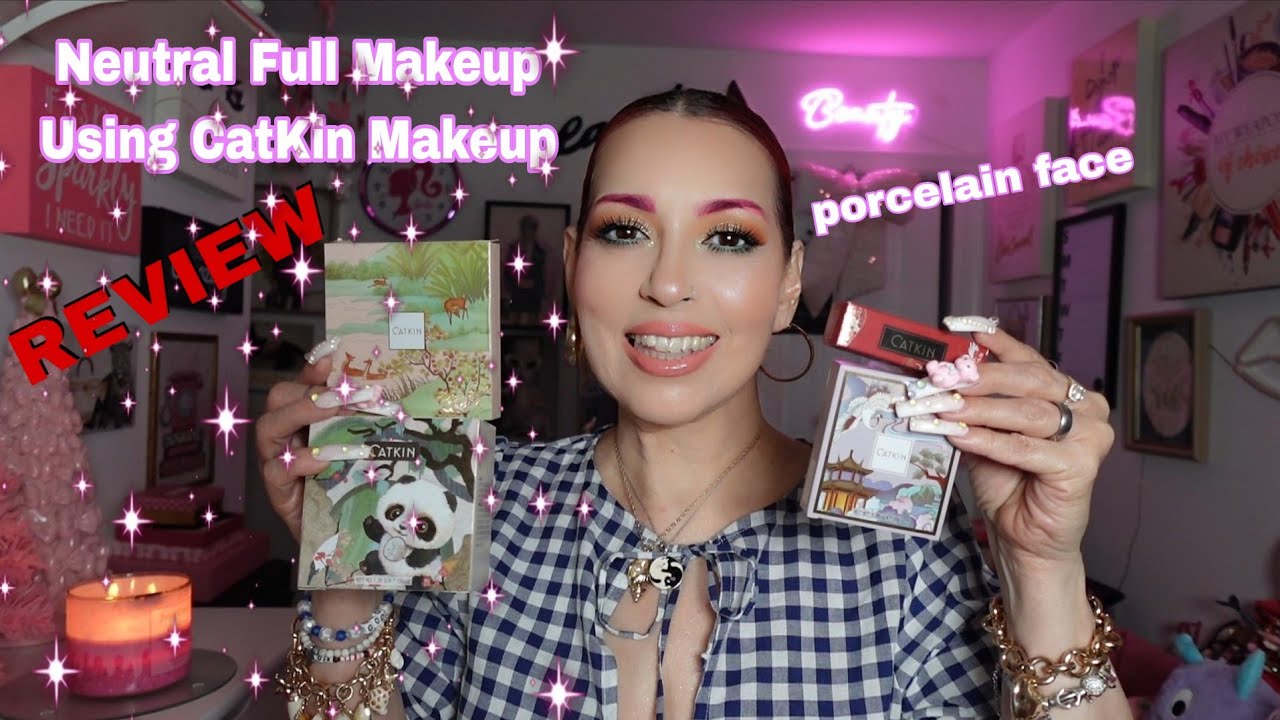 Neutral Look Using Catkin Makeup Products ✨🎨Review