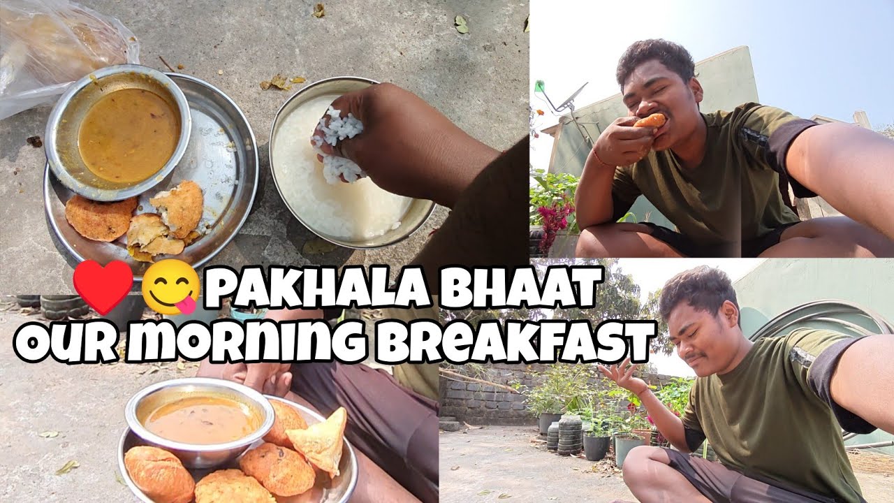 ♥️😋 Pakhala Bhaat our morning breakfast | amazing food of our odisha | The Happy DailyLife Vlogs