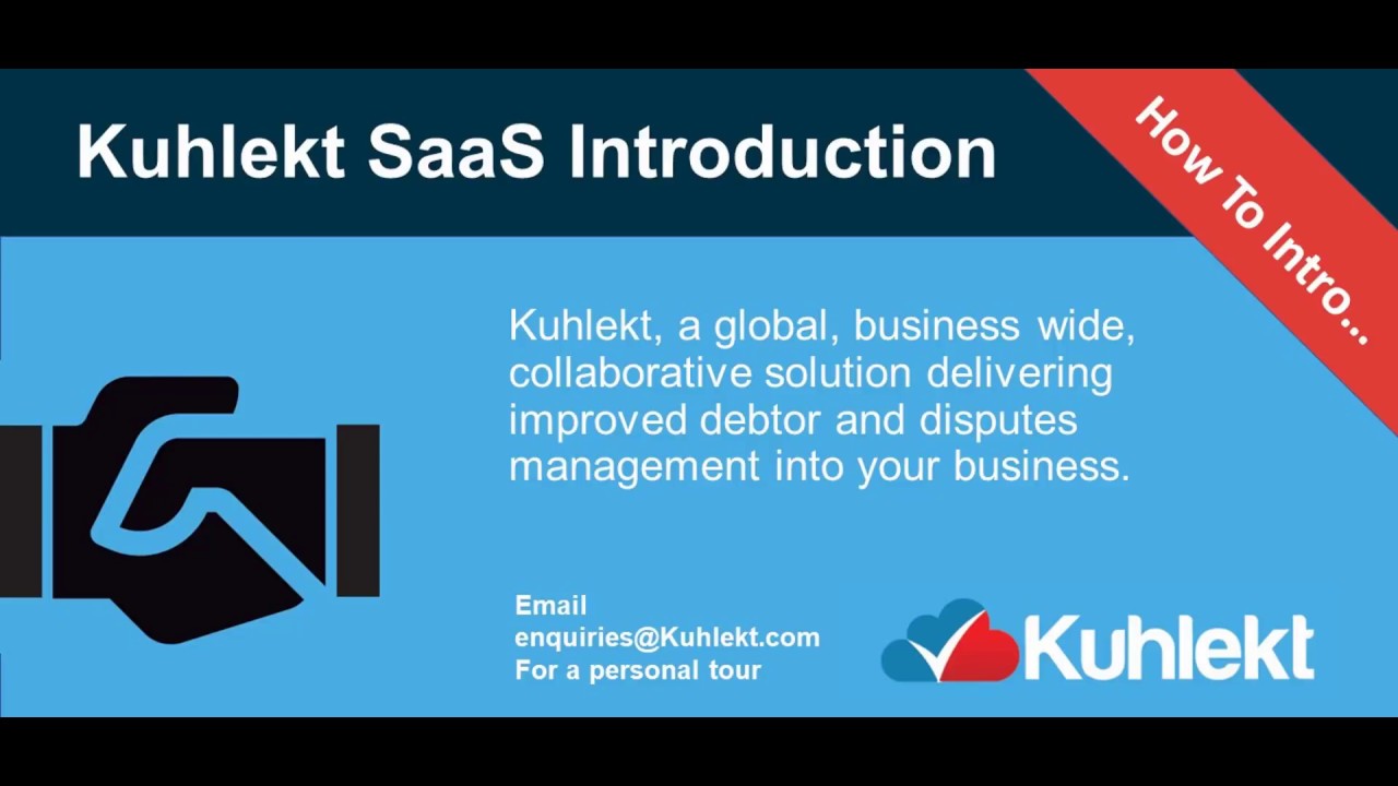 Kuhlekt SaaS Credit and Collections software Introduction