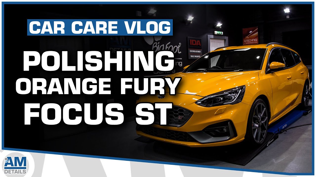 Polishing Orange Fury Focus St - AMDetails Detailing S22E01