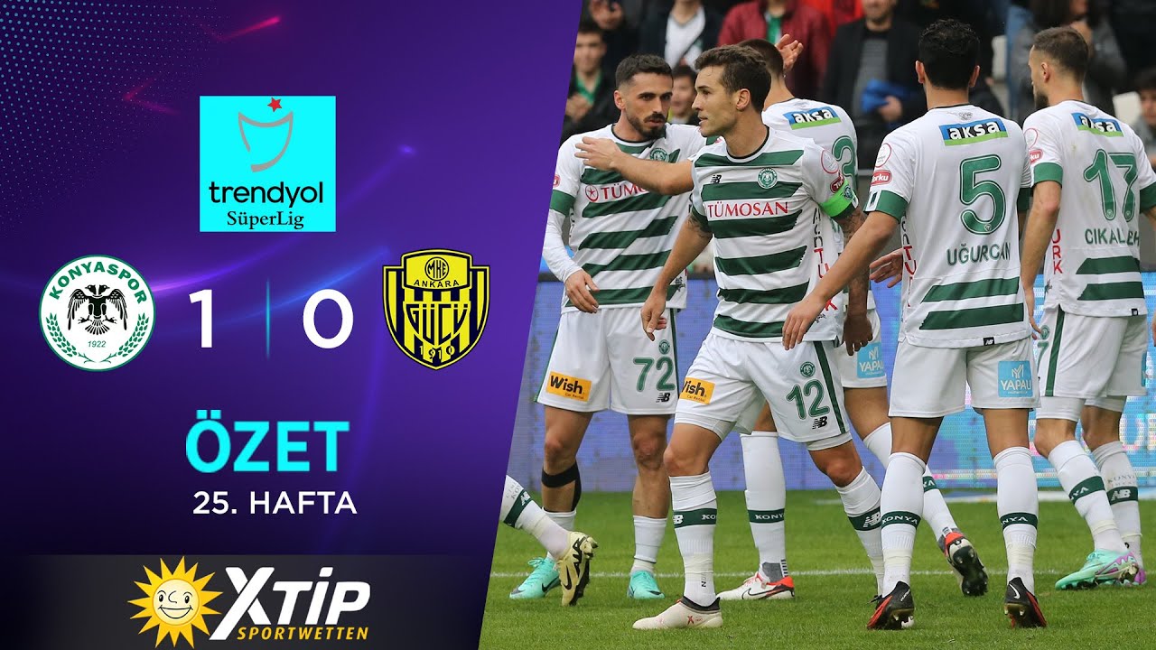 MERKUR BETS | T. Konyaspor (1-0) MKE Ankaragücü - Highlights/Özet | Trendyol Süper Lig - 2023/24